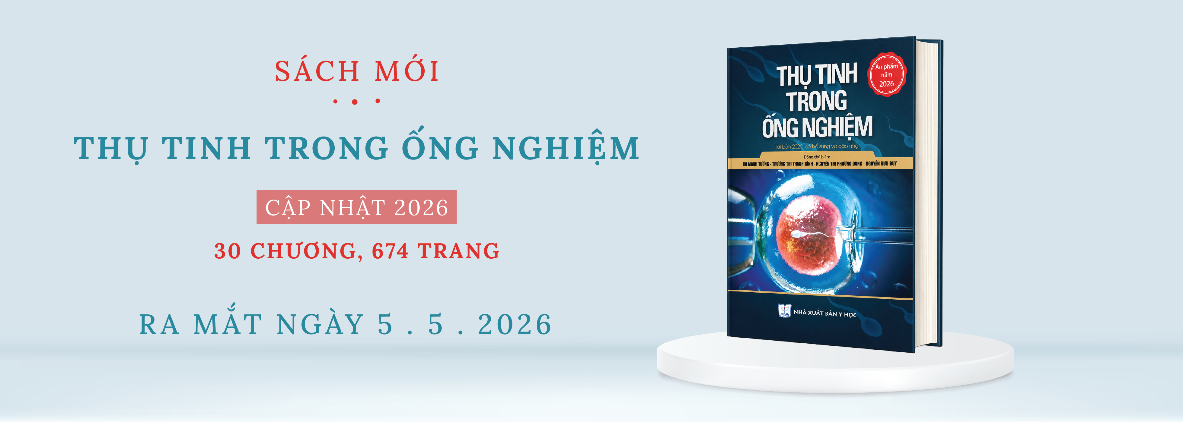 Sách ra mắt 2026: Thụ tinh trong ống nghiệm